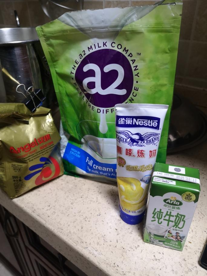 纯奶手撕吐司的做法 步骤1