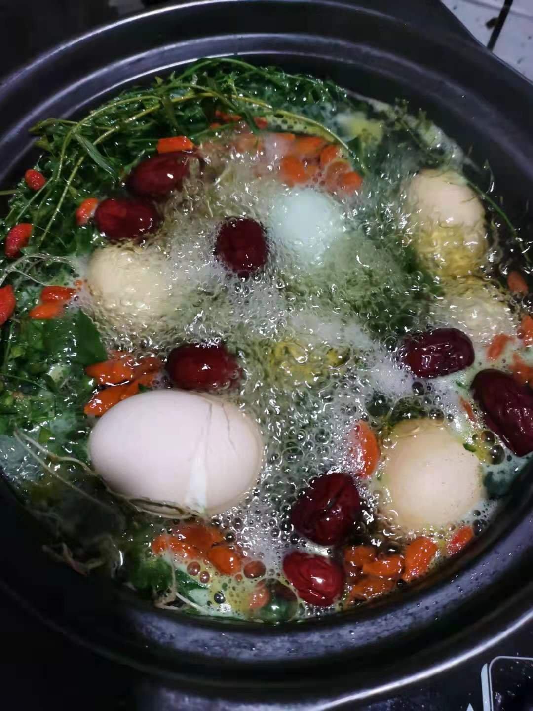 三月三.荠菜煮鸡蛋