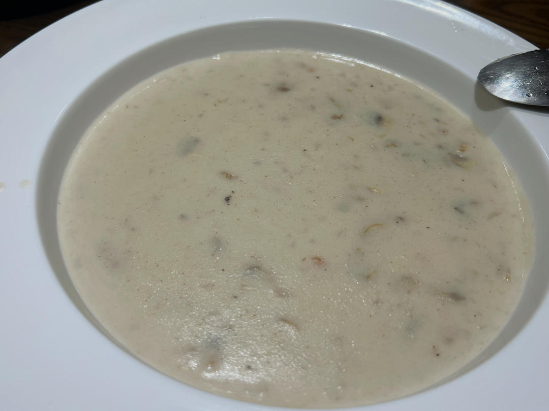 超惊艳奶油蘑菇汤(牛奶版本)