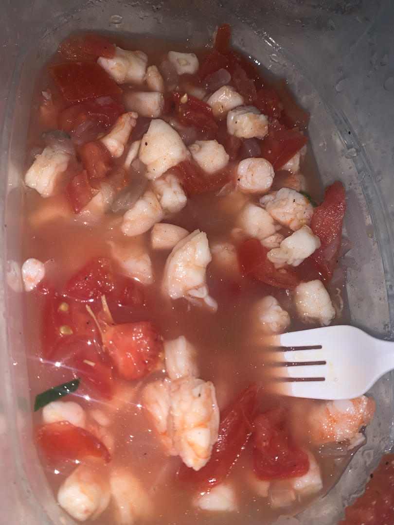 酸橘汁腌虾（俗称Ceviche)