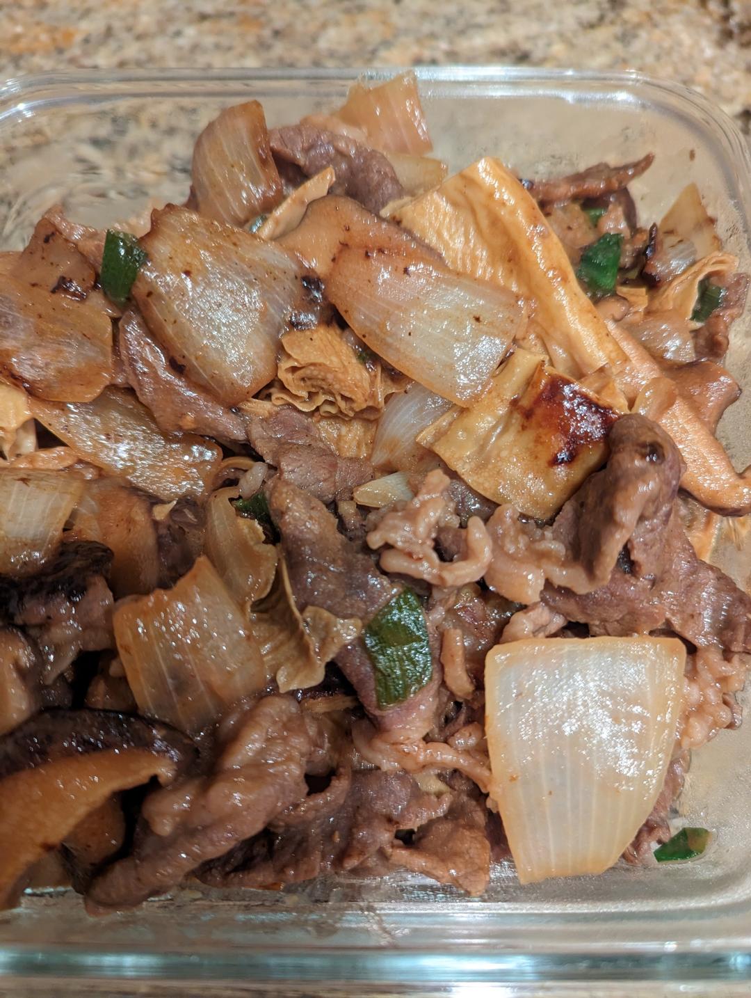 强强联手的腐竹焖牛肉