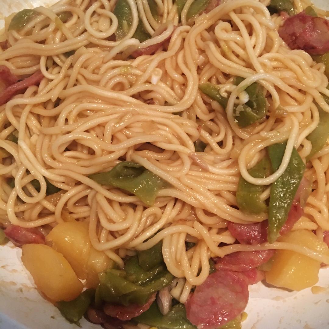 豆角焖面