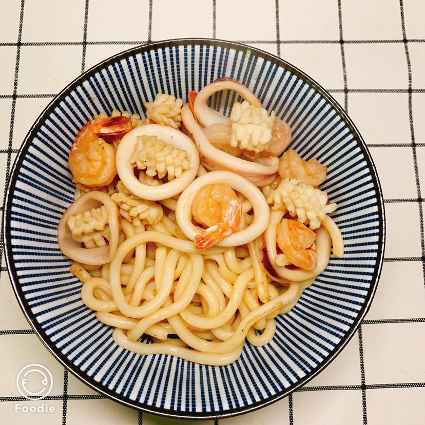 海鲜乌冬面