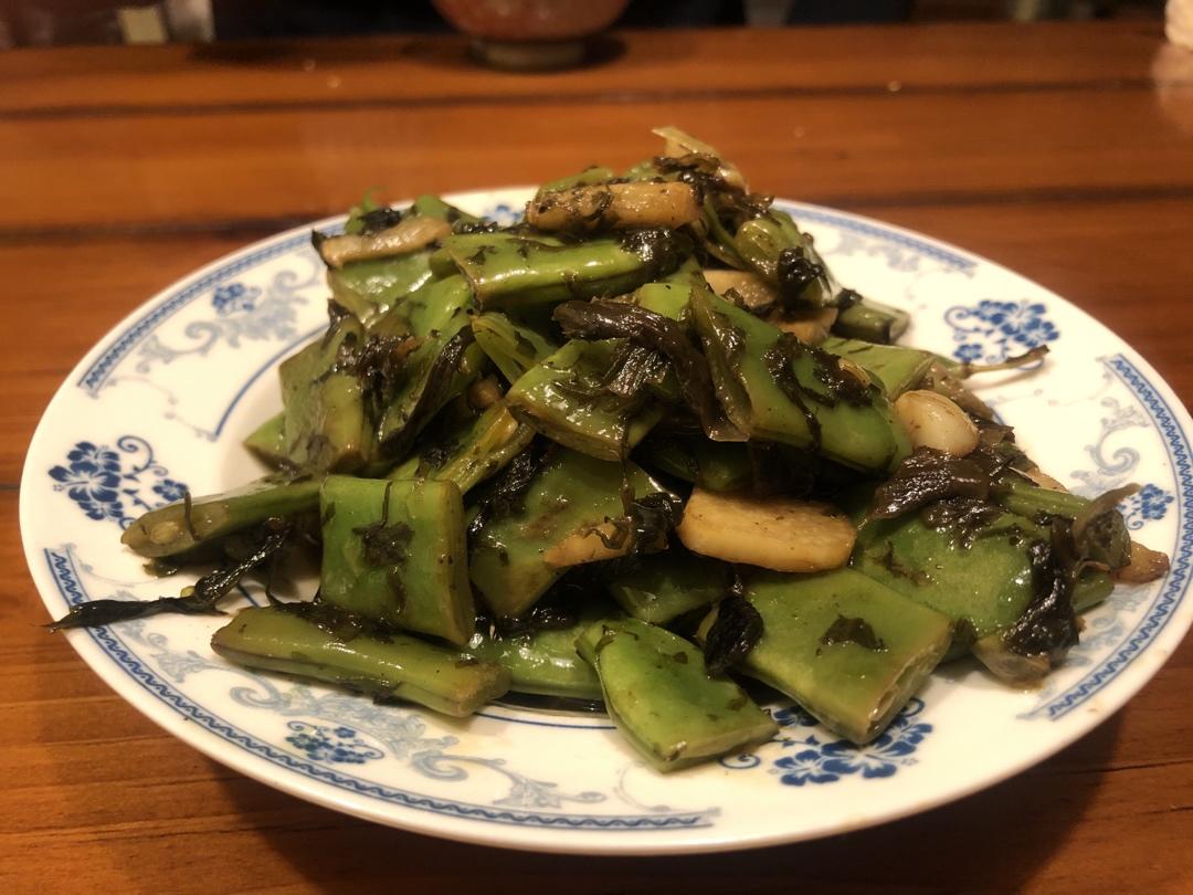 橄榄菜炒四季豆