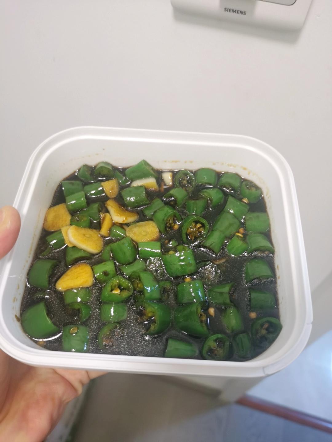 【早餐店必备】正宗酱油腌辣椒圈🌶