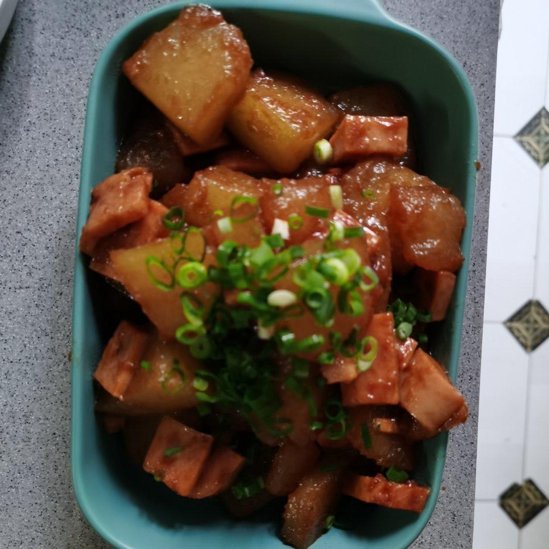 午餐肉烧冬瓜