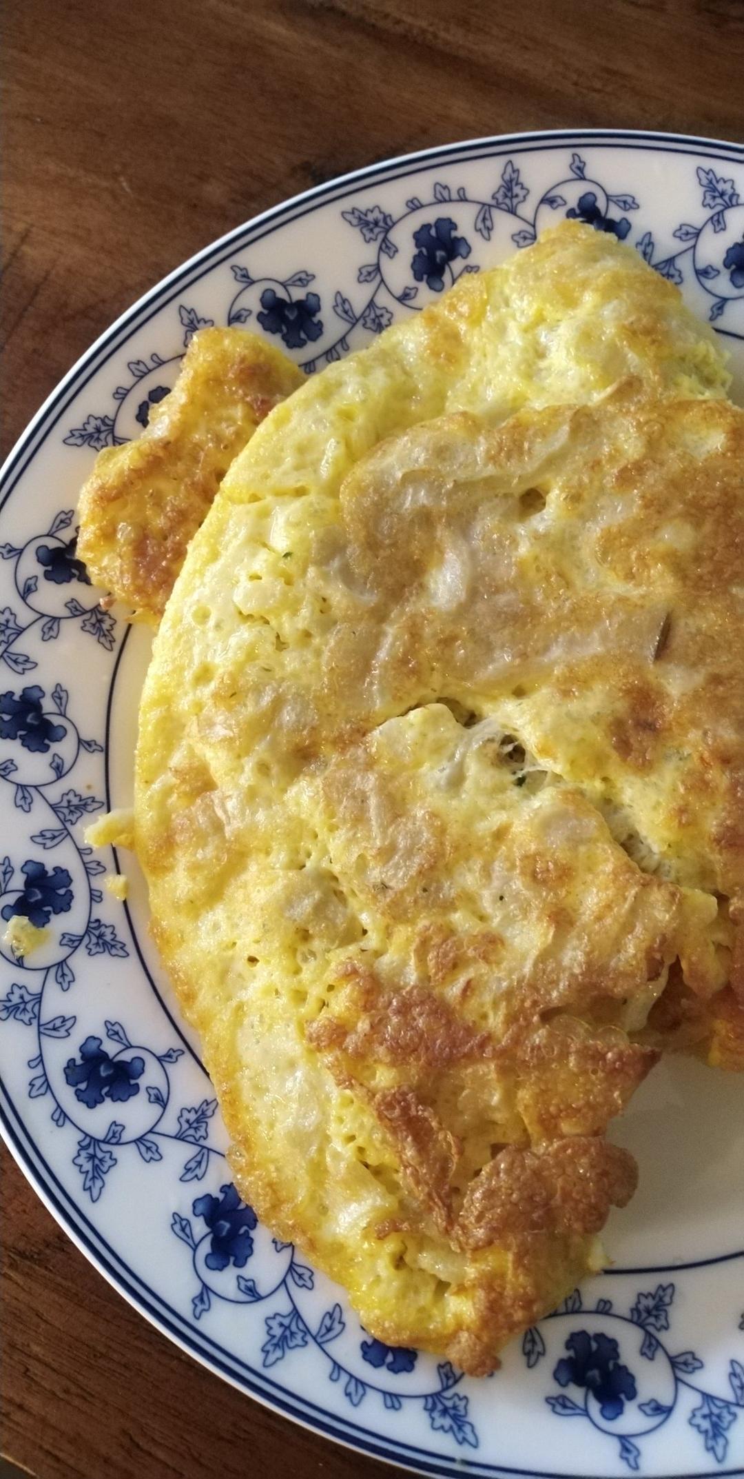 香煎苦瓜鸡蛋饼