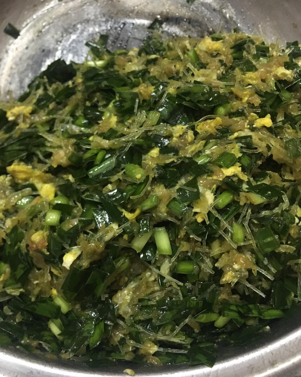 韭菜鸡蛋饺子馅