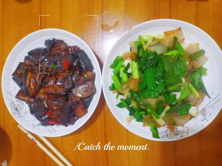 油焖茄子 Lite-fry Eggplant