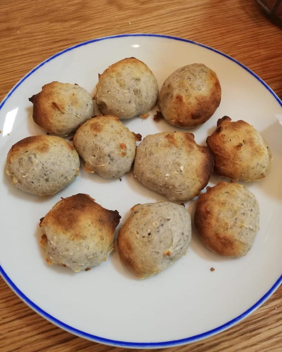 黑芝麻麻薯包（预拌粉版PK木薯粉版）