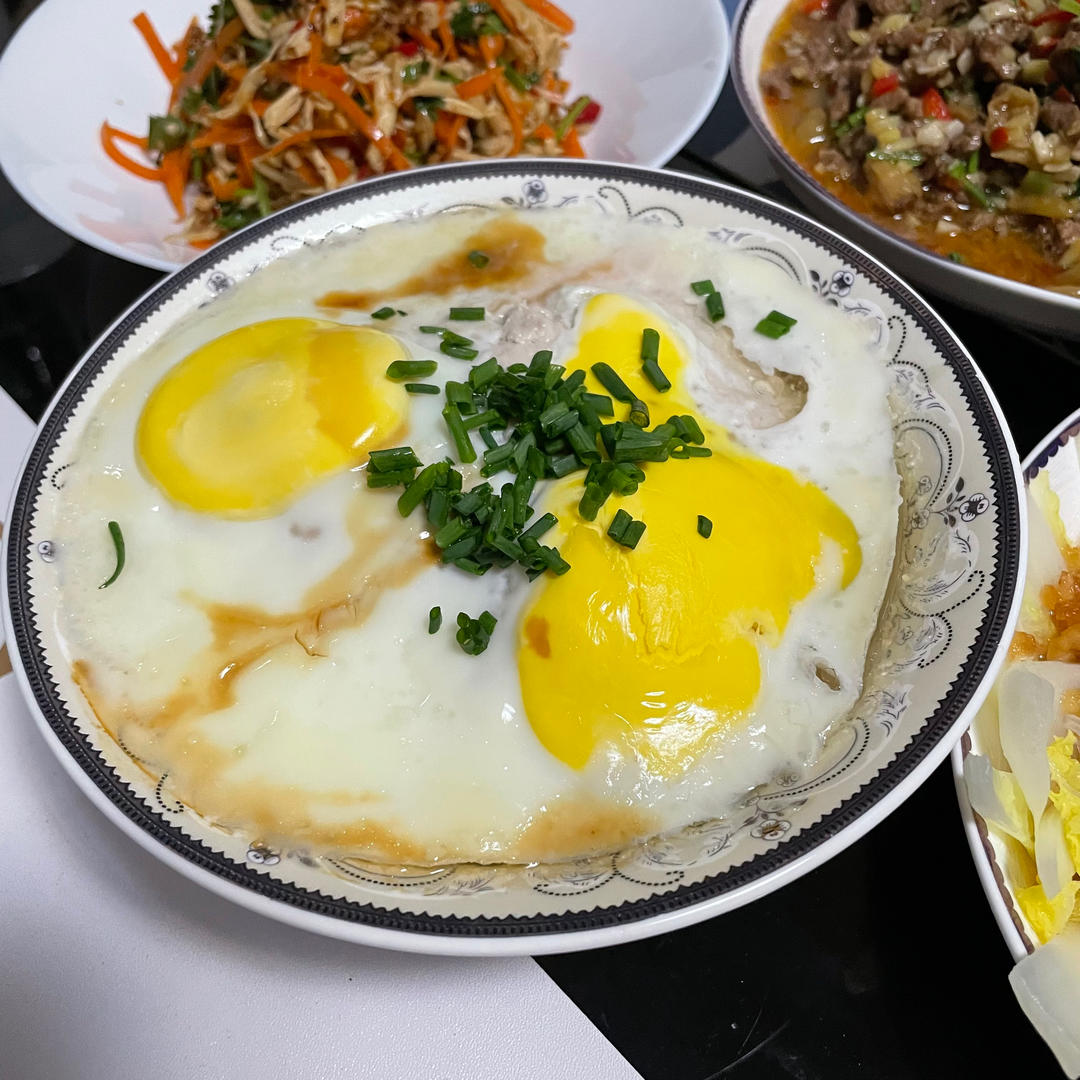 老上海风味的肉饼子蒸蛋