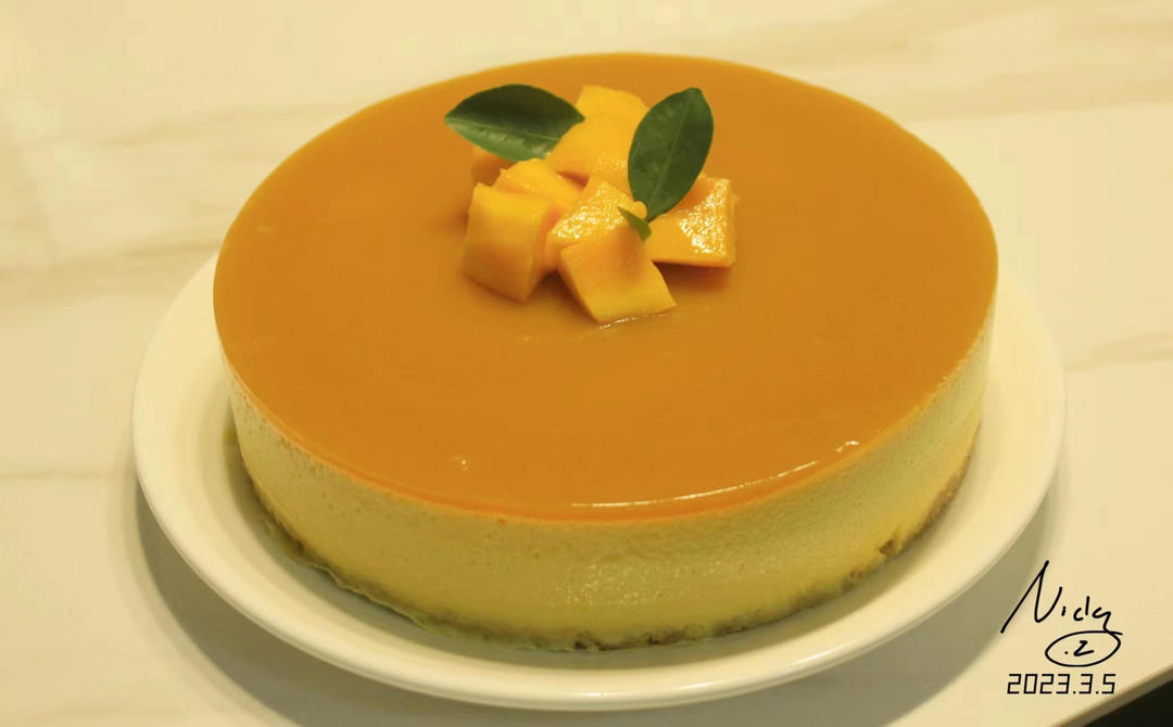 【视频】芒果慕斯（6寸） | 含镜面果胶配方