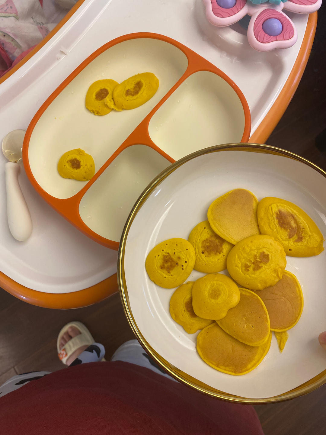 一岁宝宝辅食：奶香南瓜饼