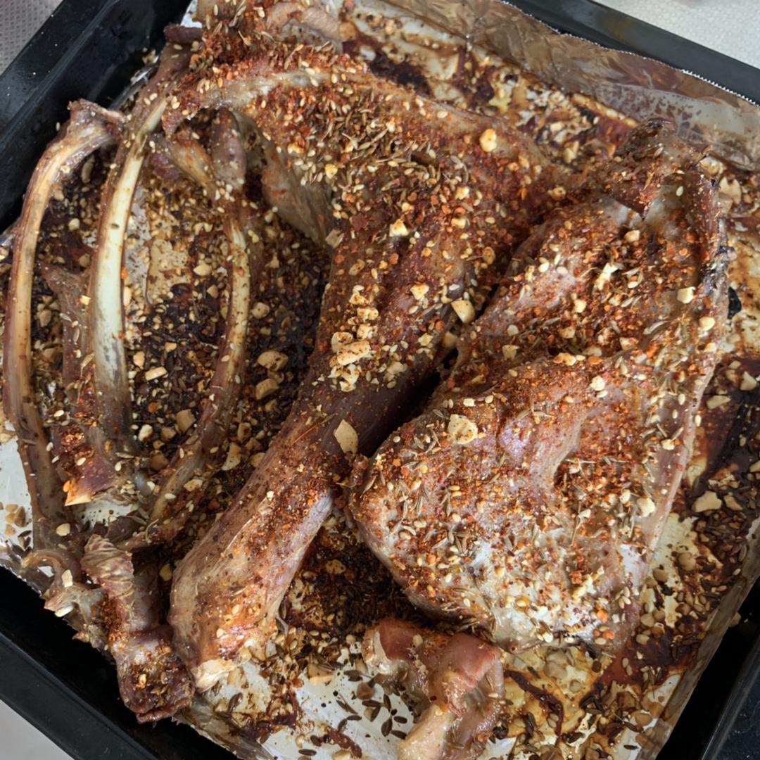 生烤羊腿家庭烤箱版