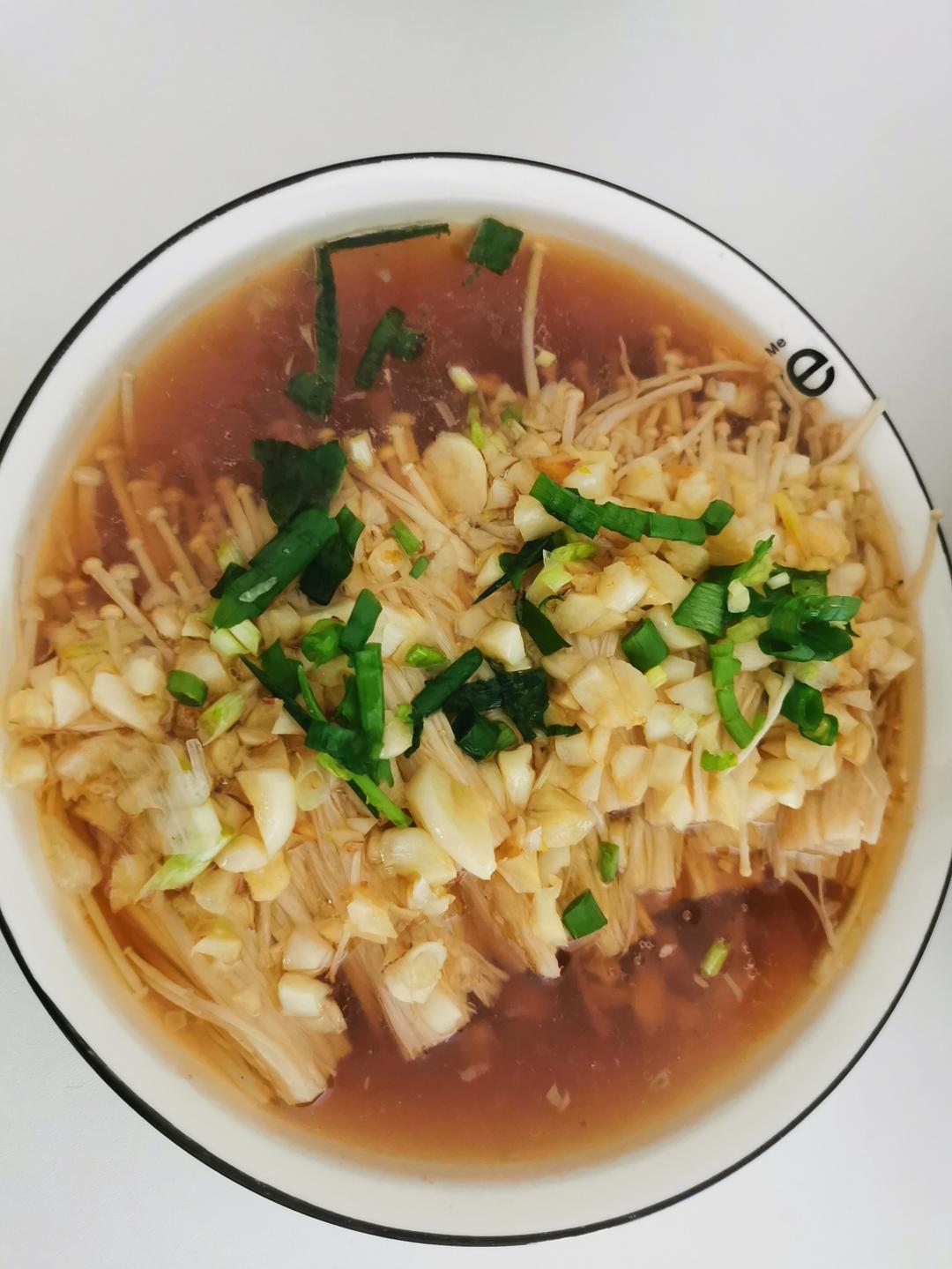 蒜蓉蒸金针菇