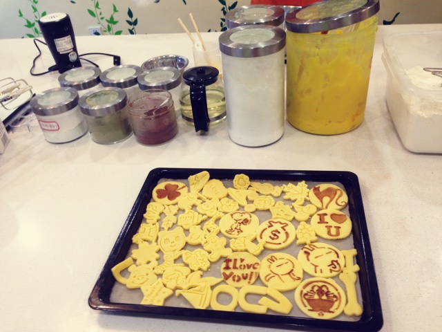 印花巧克力抹面饼干