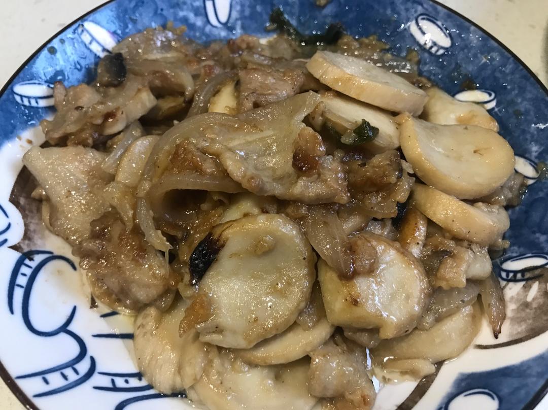 肉炒杏鲍菇