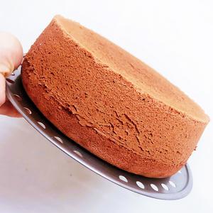 蒸蛋糕—8寸可可戚风的做法 步骤10