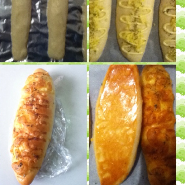 香葱芝士面包条