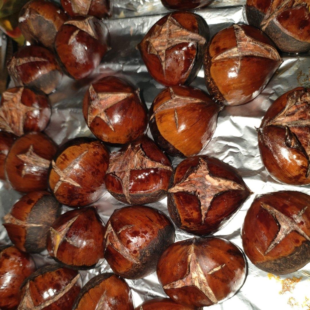 ‼️香甜软糯‼️轻松好剥㊙️烤箱版糖炒栗子