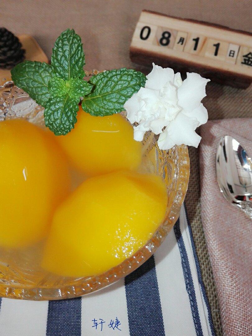 冰糖黄桃罐头（附常温保存方法）