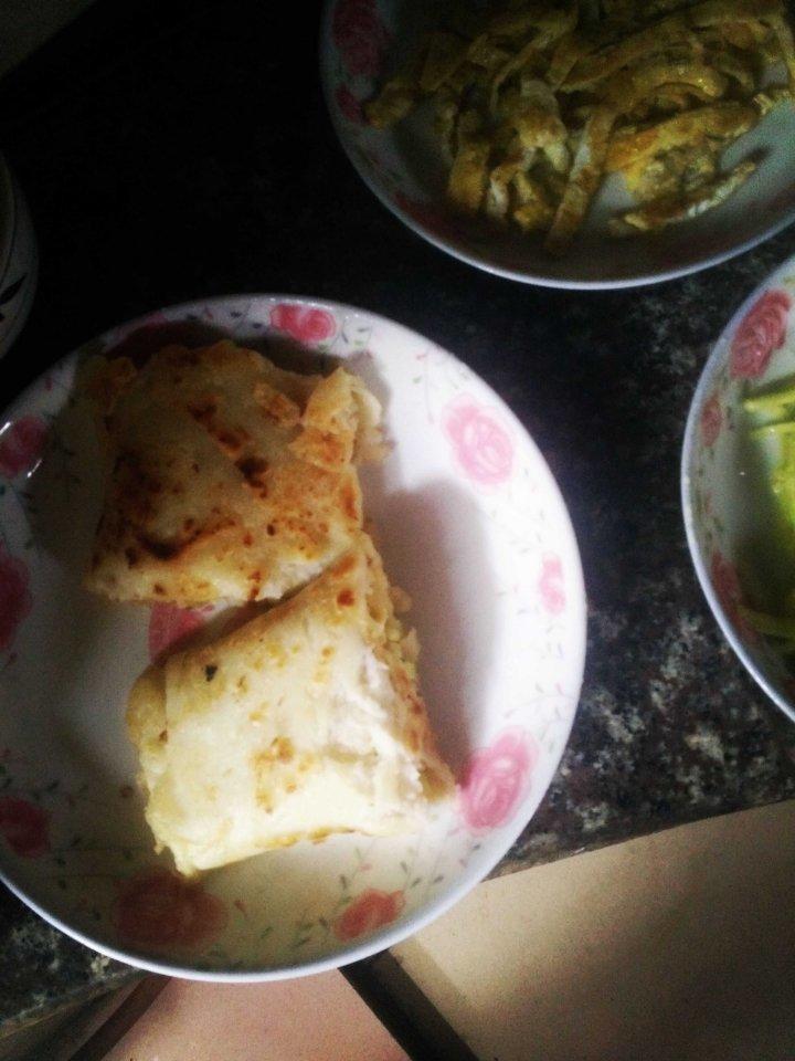 三分钟就可以做好孩子的早餐（手抓饼）