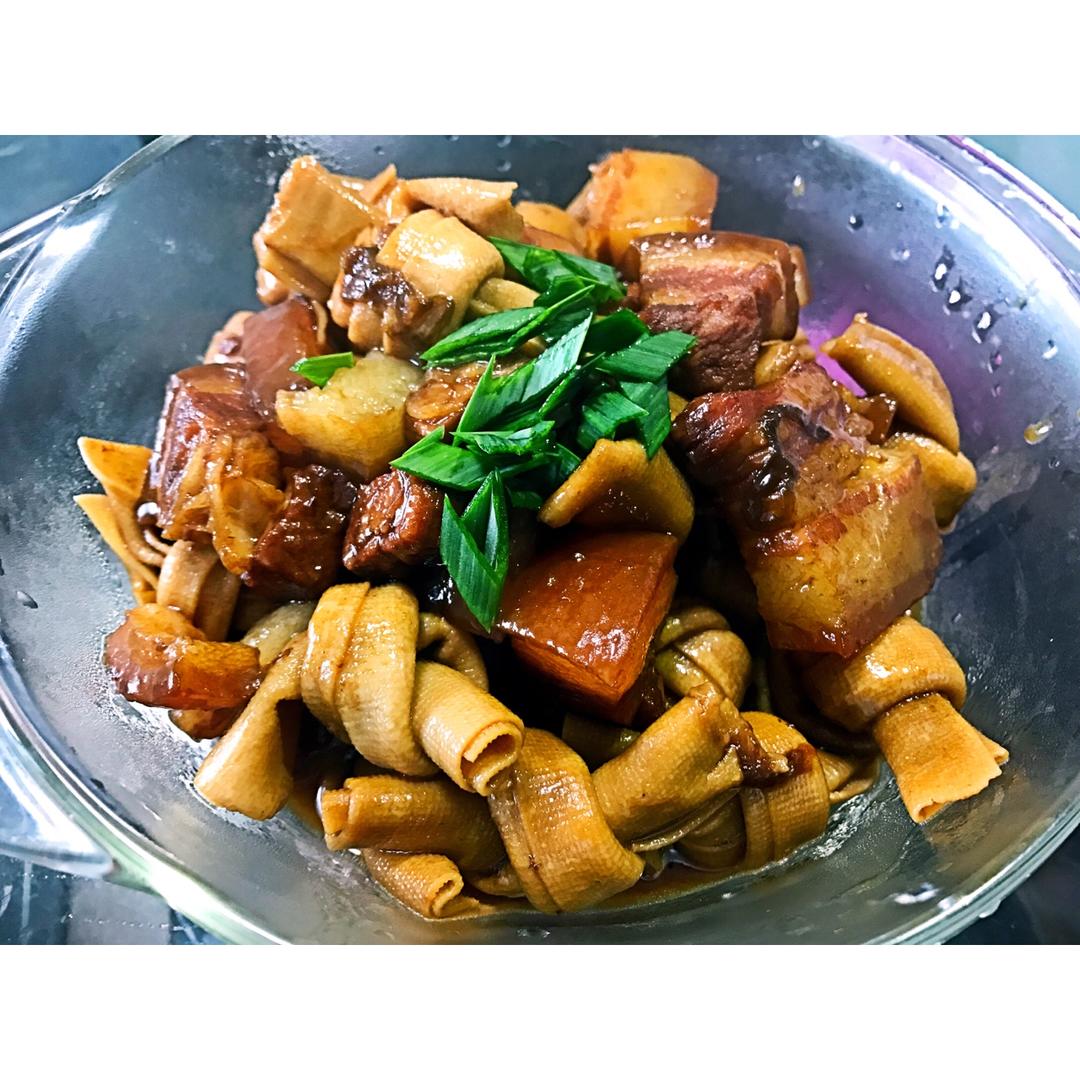 百叶结红烧肉