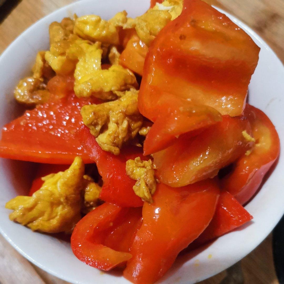 快手彩椒炒鸡蛋