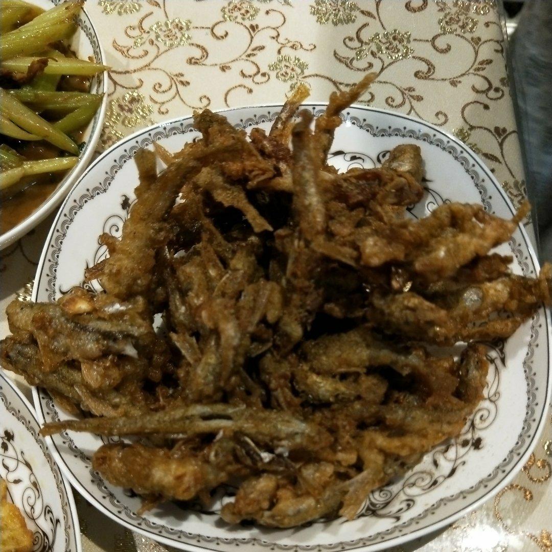 油炸小白条鱼