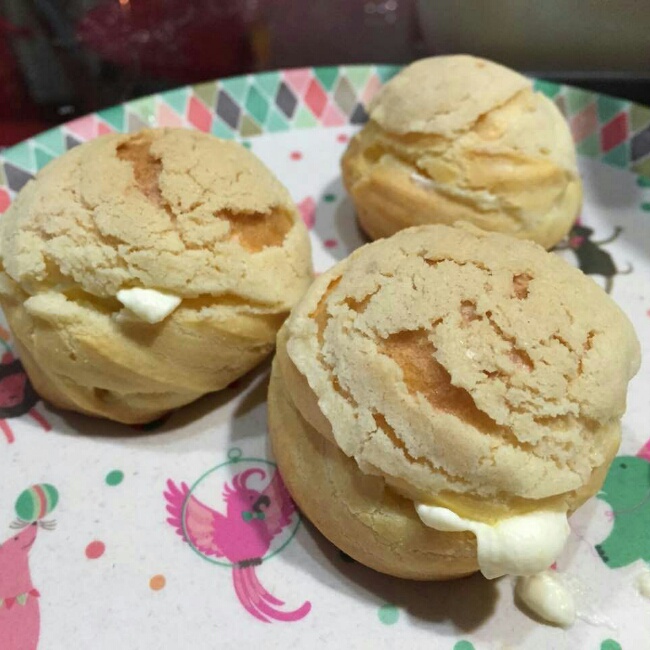 十分美味的酥皮泡芙