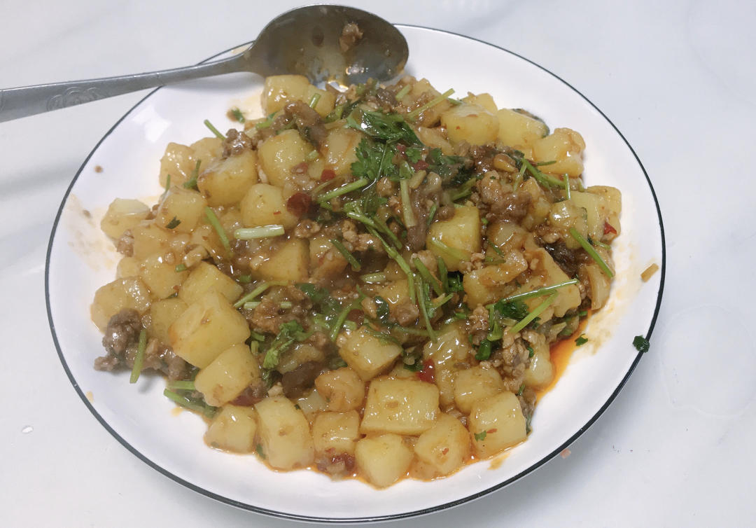 米豆腐肉沫煲