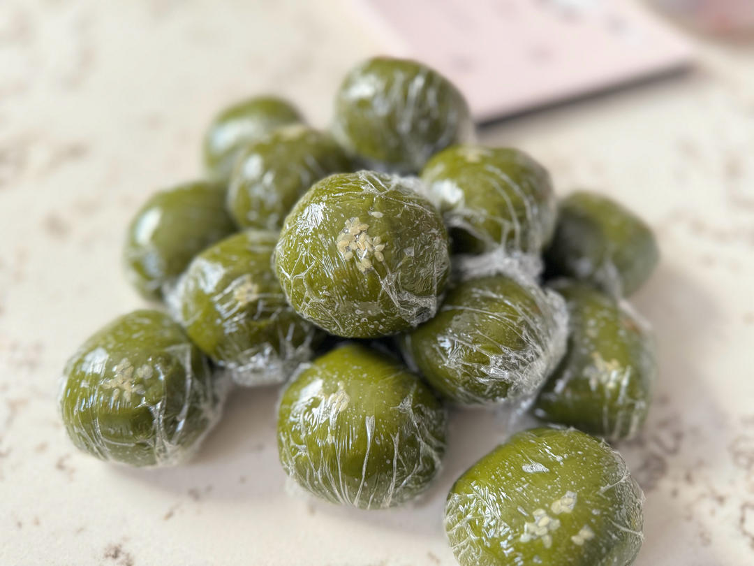 《Tinrry+》咸蛋黄肉松青团+红豆沙青团