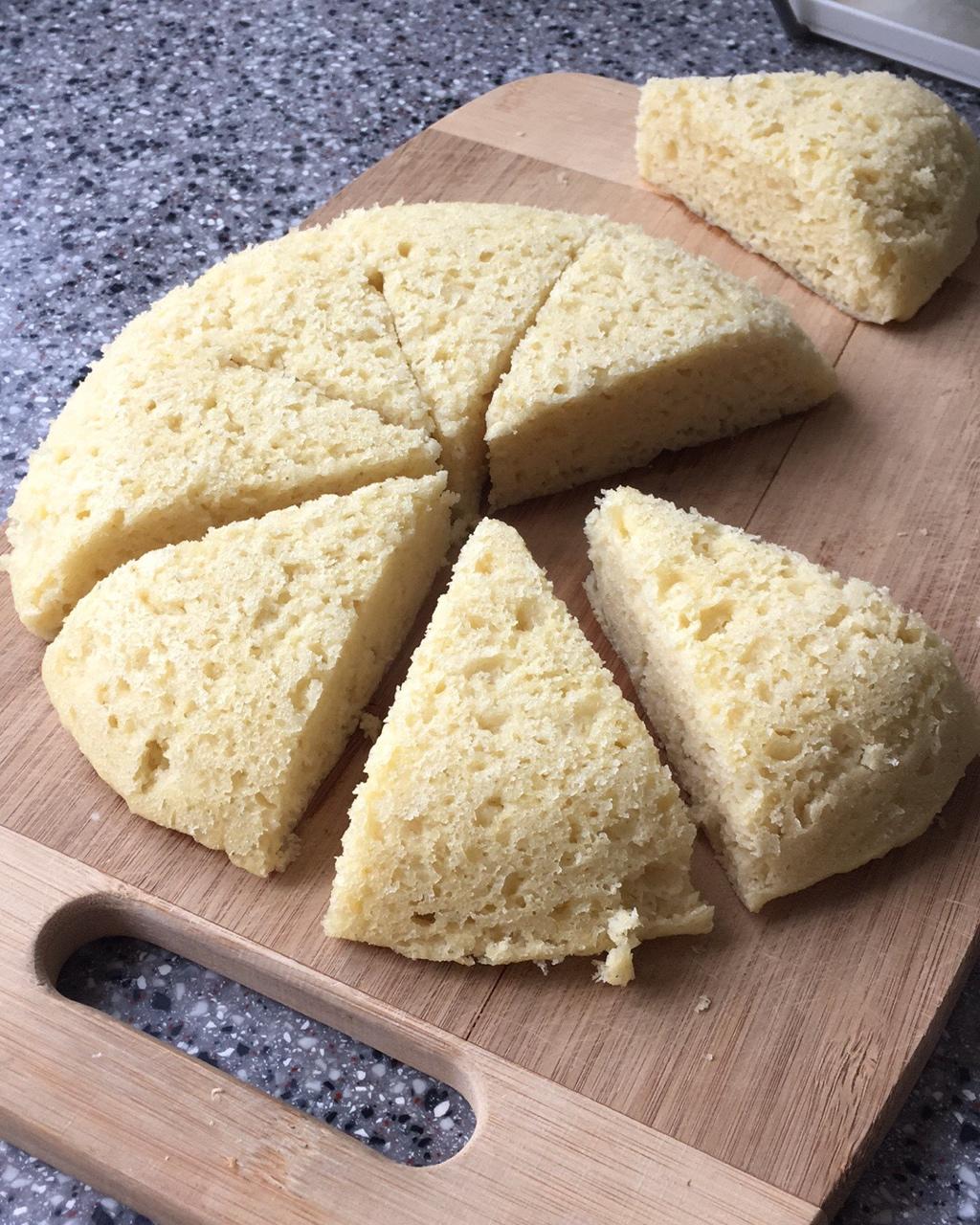 团娘做的黑豆渣发糕