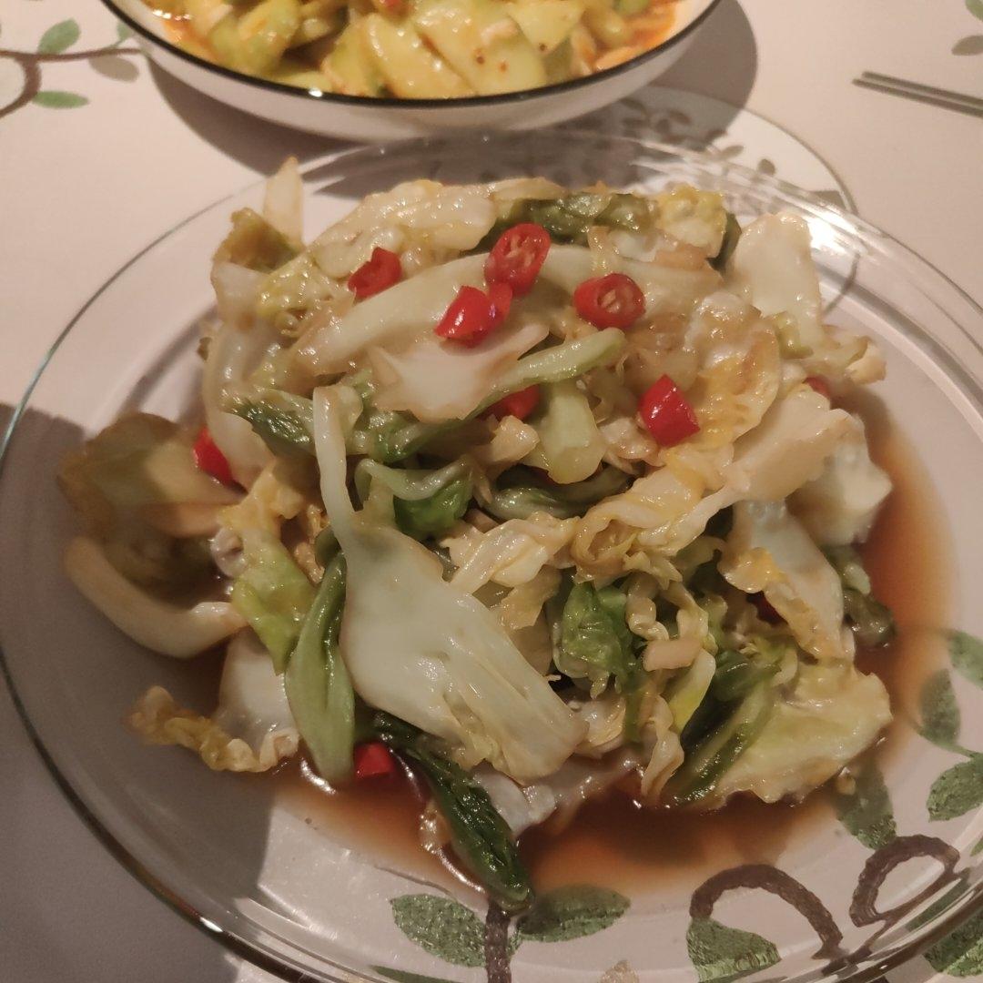 ❗拿肉都不换的手撕包菜，5分钟快手家常菜🔥