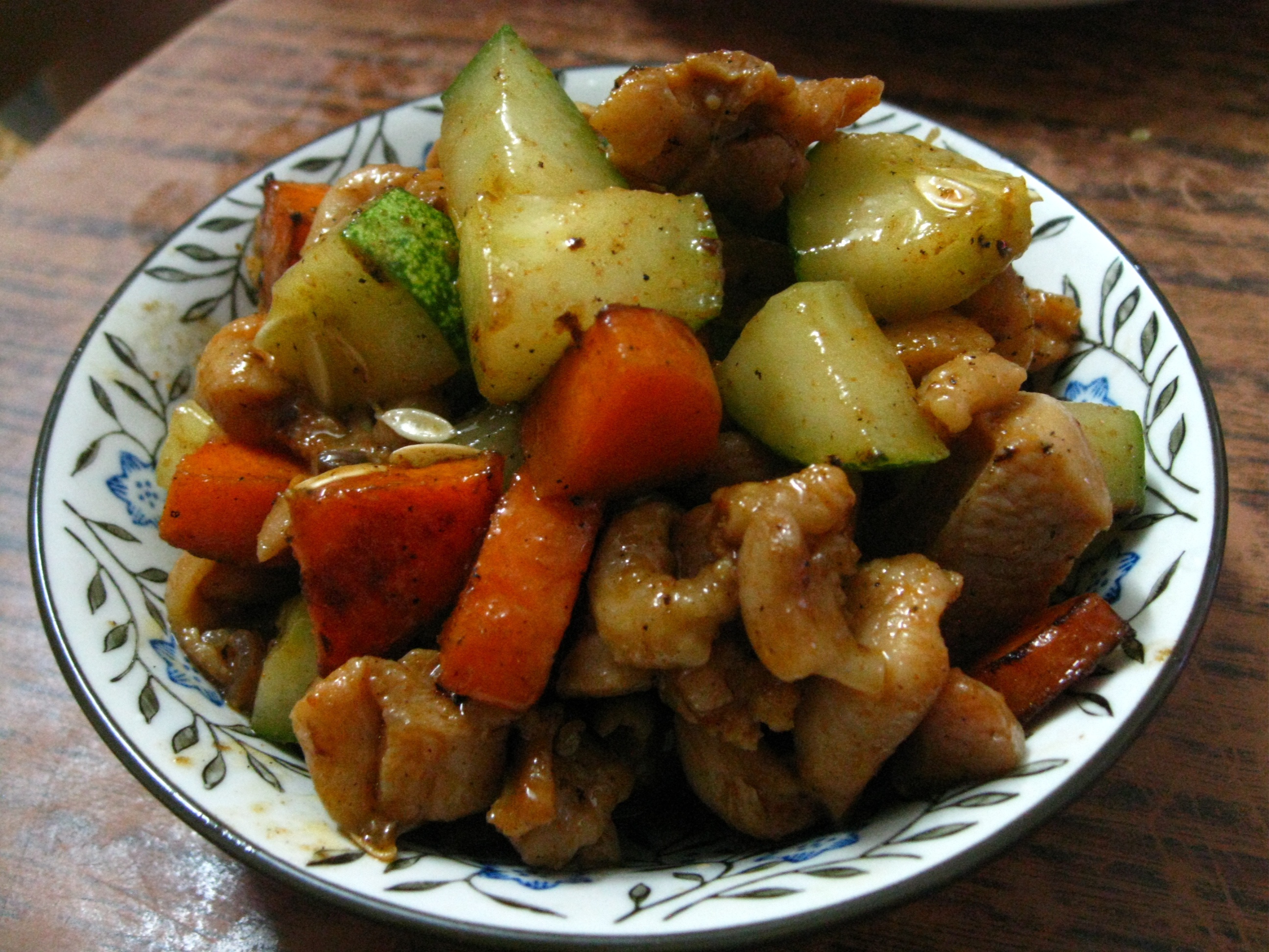 辣酱鸡丁
