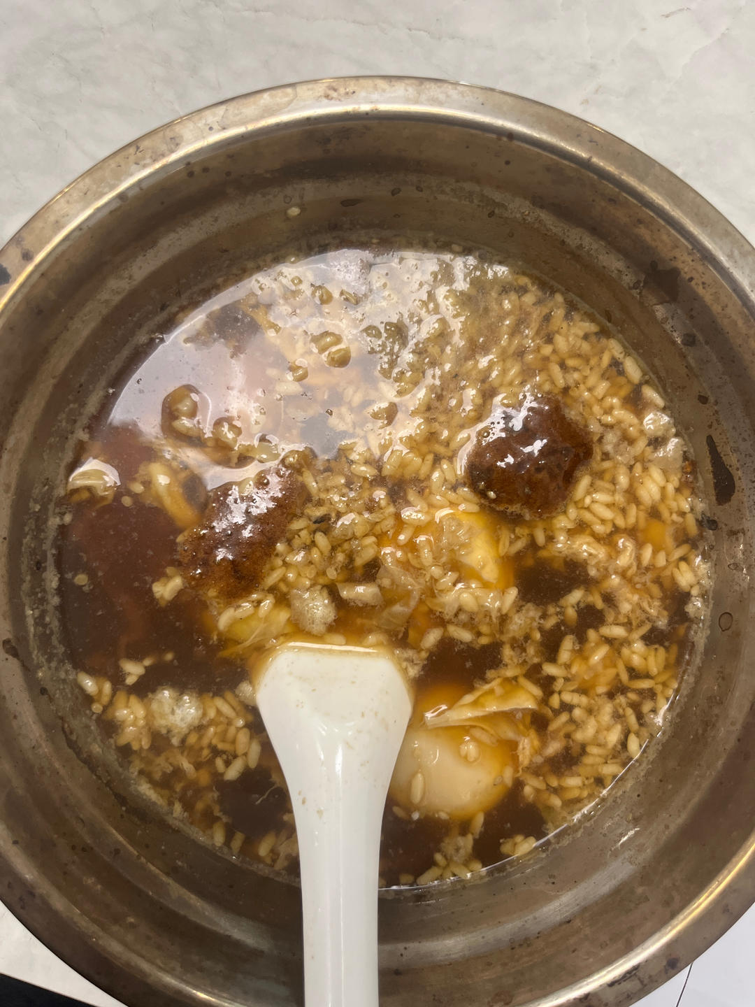 老红糖醪糟窝鸡蛋