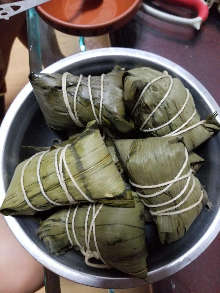 四角长粽子的包法（有视频）