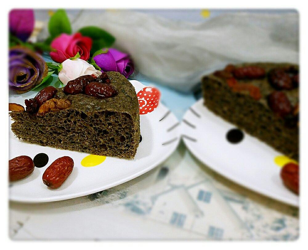 奶香黑芝麻发糕