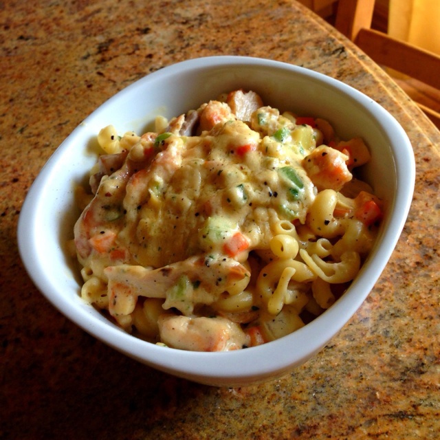 奶油培根蝴蝶面