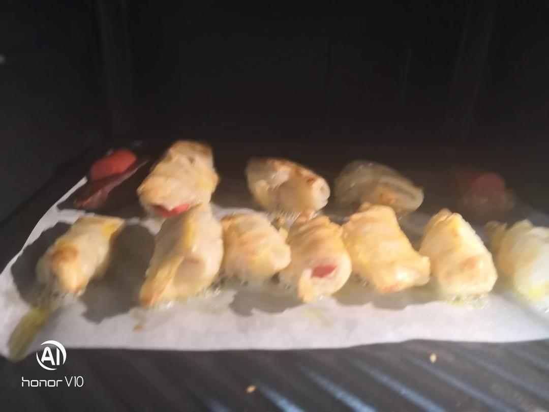 无敌酥香～早餐可颂🥐牛角包‼️简易版手抓饼