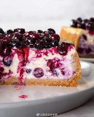酸甜蓝莓芝士蛋糕的做法 步骤7