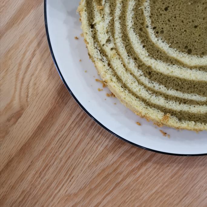 抹茶年轮戚风蛋糕