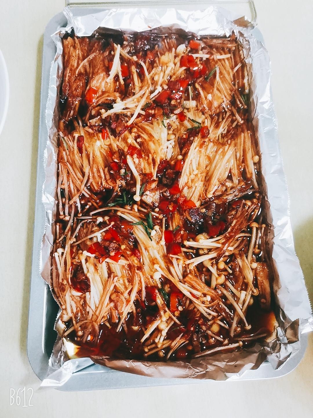 蒜蓉烤金针菇（烤箱版）