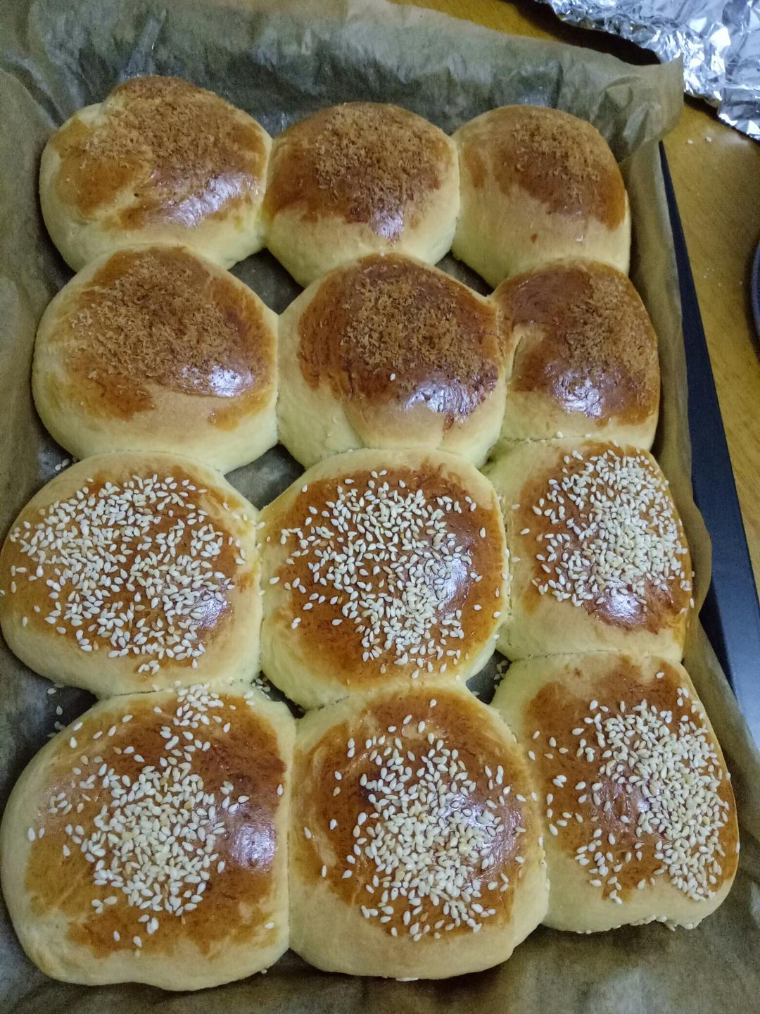 一次性发酵鲜奶油小面包