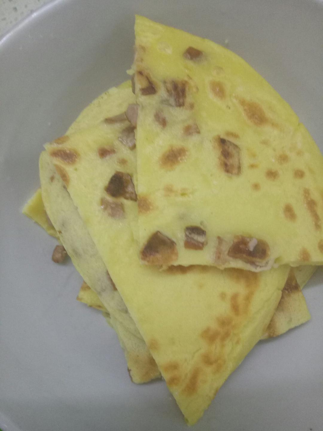 培根香葱鸡蛋饼