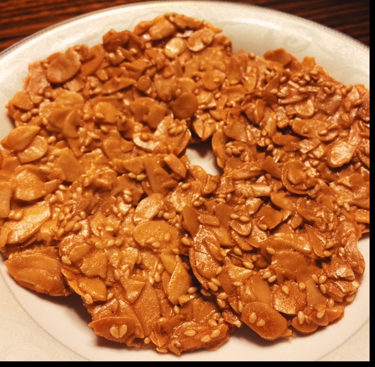 Pierre Herme的杏仁瓦片