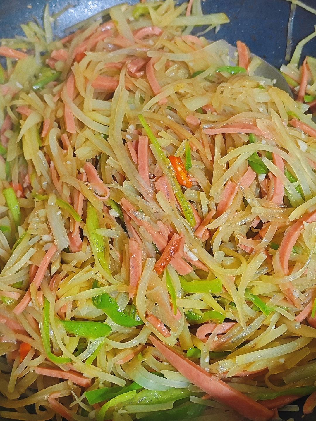 葱香土豆丝（微辣版）
