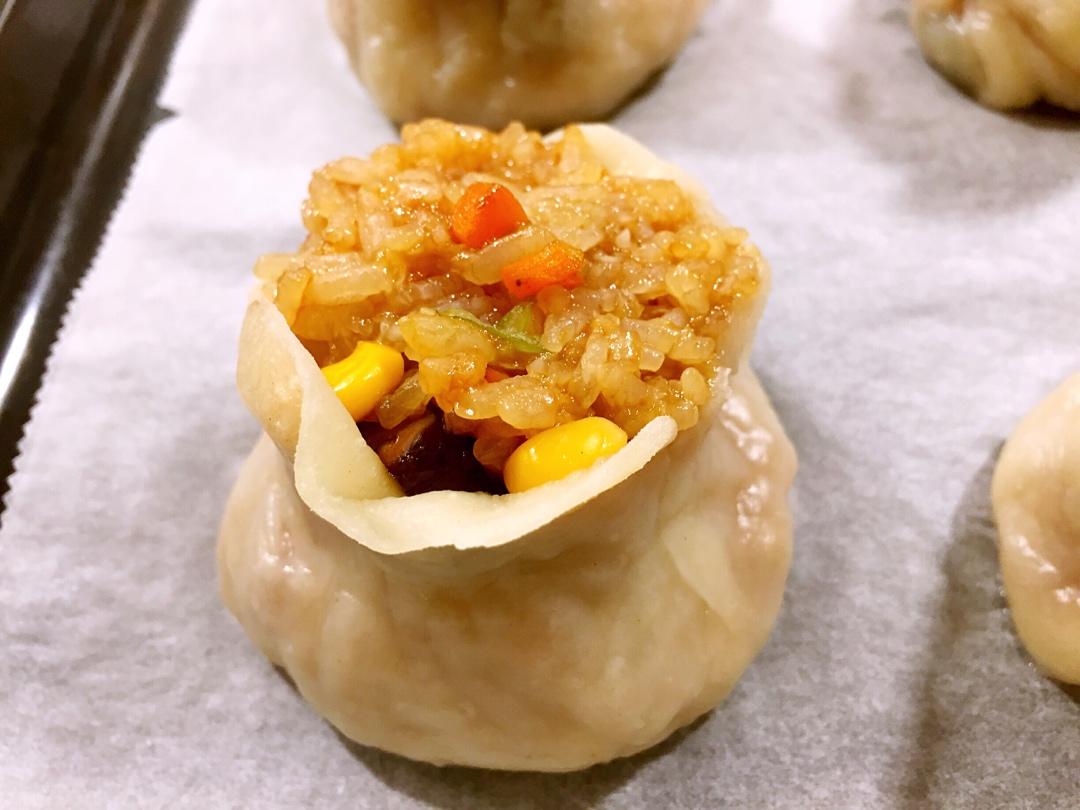 和女儿们一起烧菜