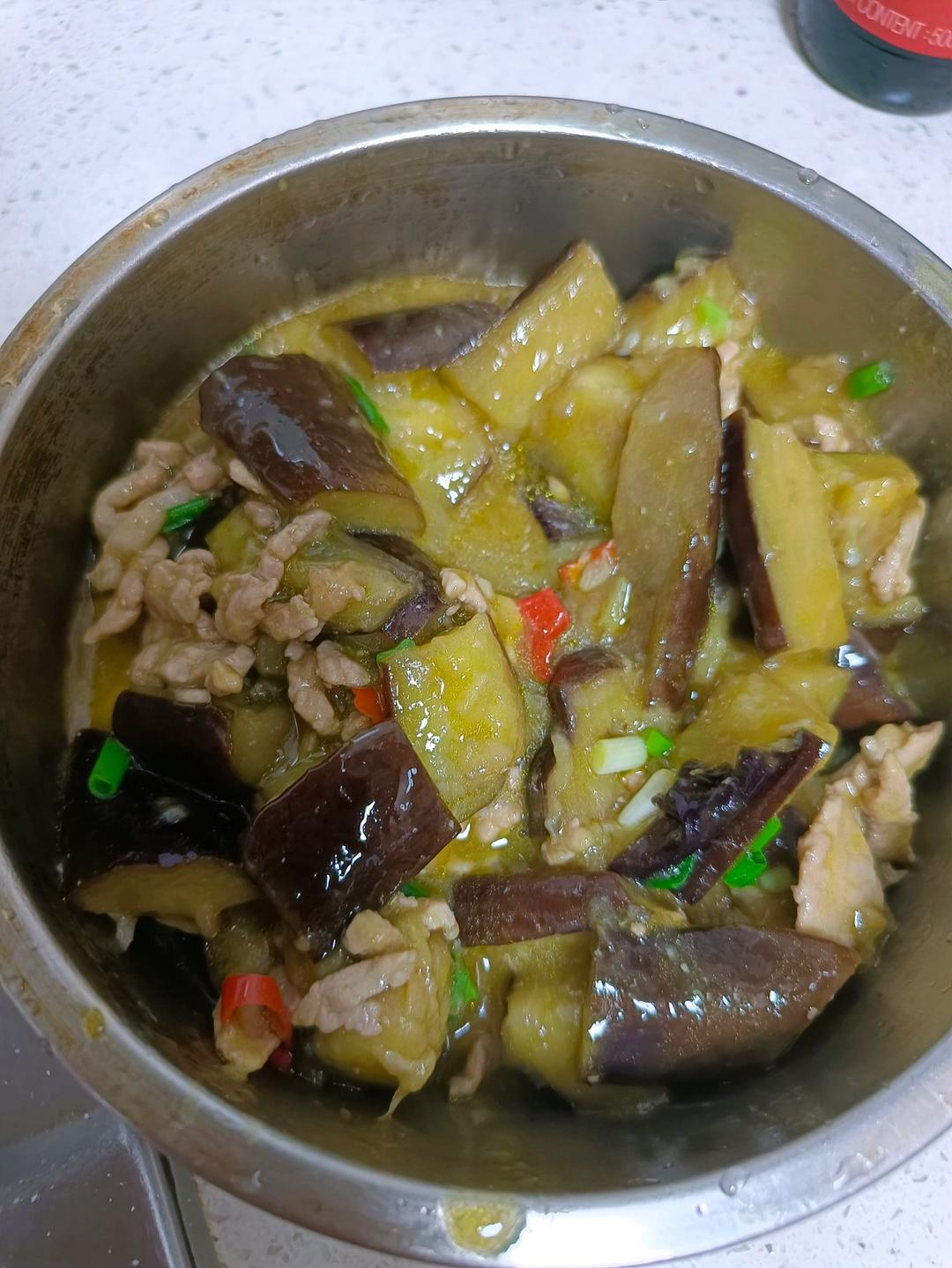 肉丝烧茄子