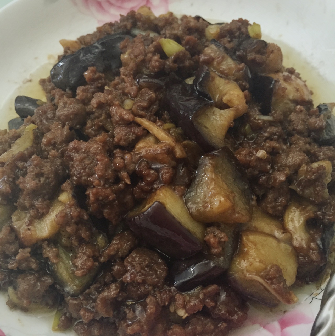 酱香牛肉末茄子